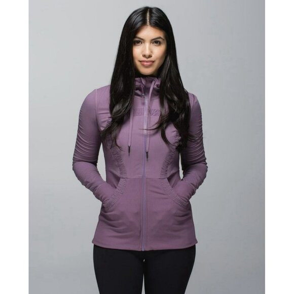 Lululemon Tops - Lululemon Dance Studio Jacket III Purple Fog Size 4
